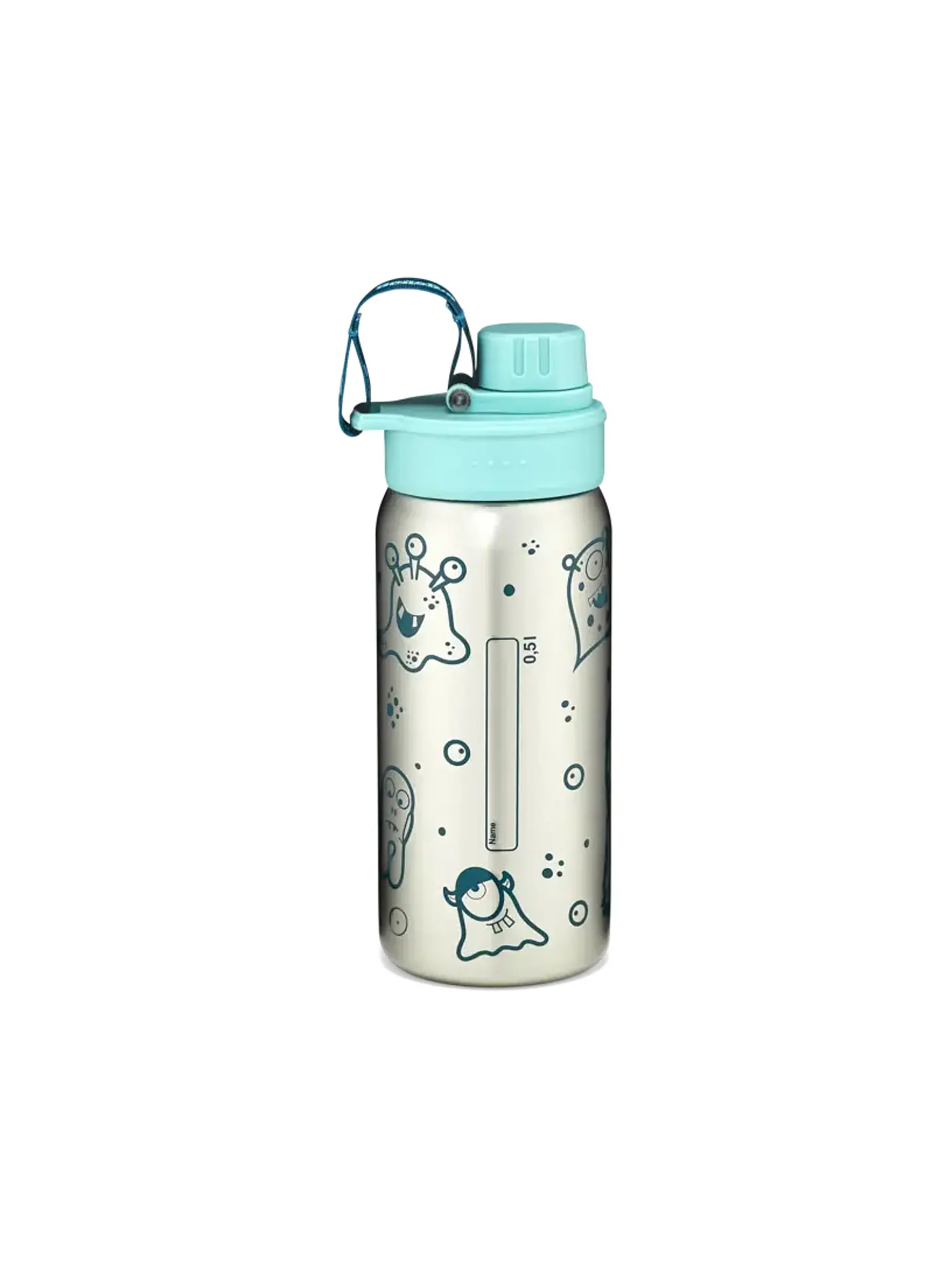 ERGOBAG | Edelstahl Trinkflasche Petrol | 